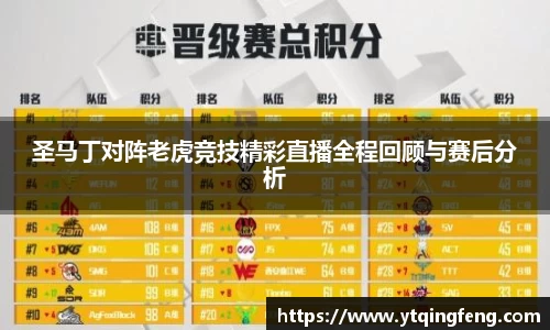 圣马丁对阵老虎竞技精彩直播全程回顾与赛后分析