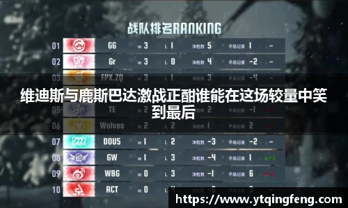维迪斯与鹿斯巴达激战正酣谁能在这场较量中笑到最后